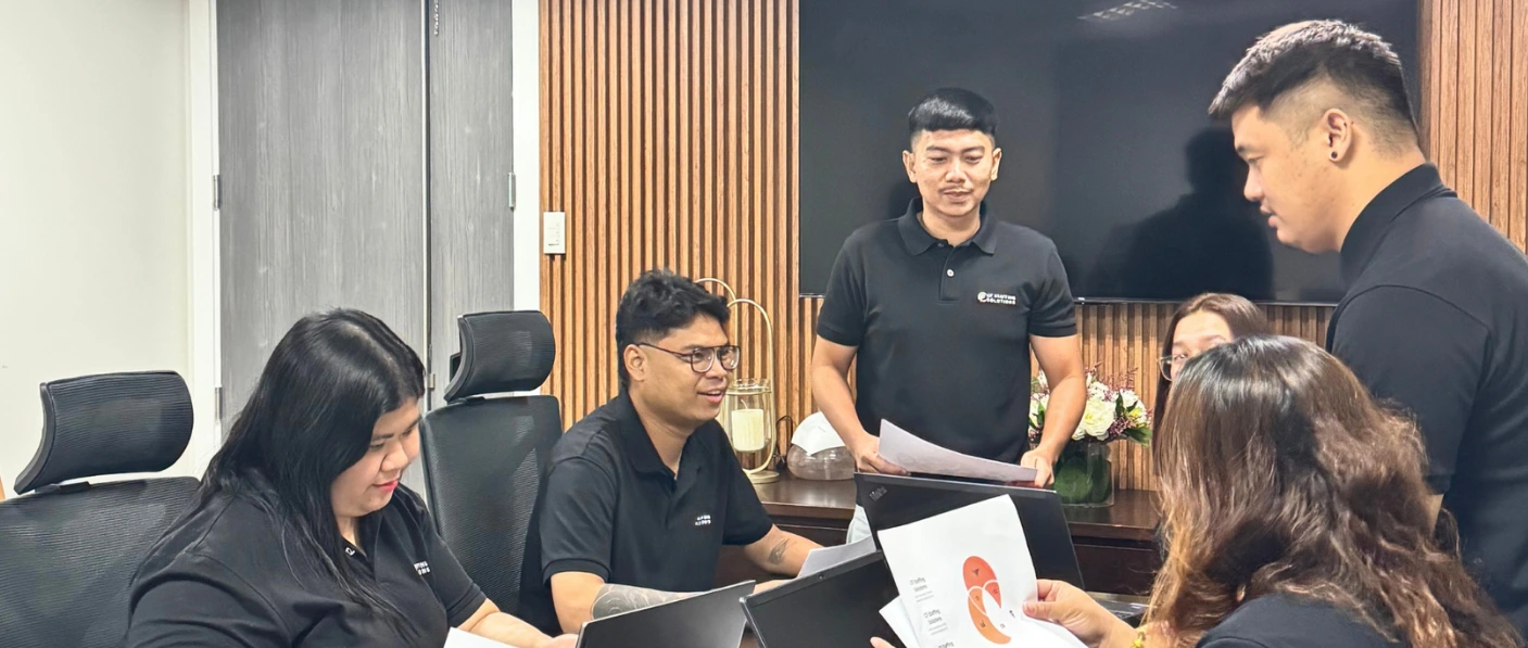 CF team members in the Philippines operations office
