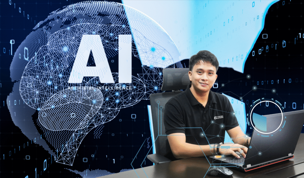 CF Outsourcing Solutions team collaborating in a modern office – professional outsourcing services in the Philippines for U.S. clients in IT, healthcare, and customer support. We are the top outsourcing company in the Philippines.